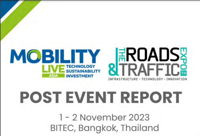 Mobility Live Asia 2023 y The Roads & Traffic Expo Tailandia 2023
